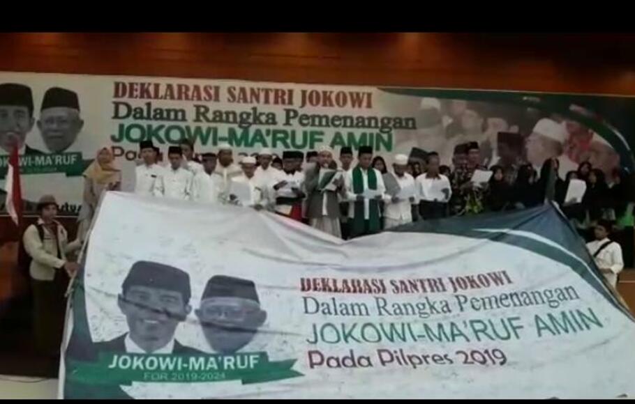 Ini 9 Alasan Para Santri Dukung Jokowi-Ma'ruf Amin