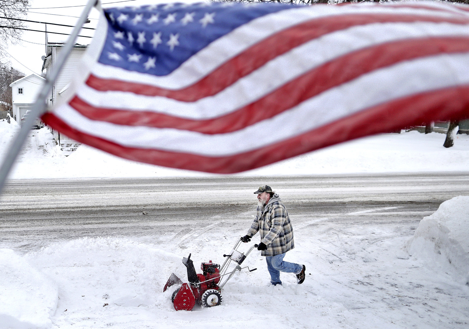 NGERI! 15 gambar dinginnya Amerika Serikat bagian Barat