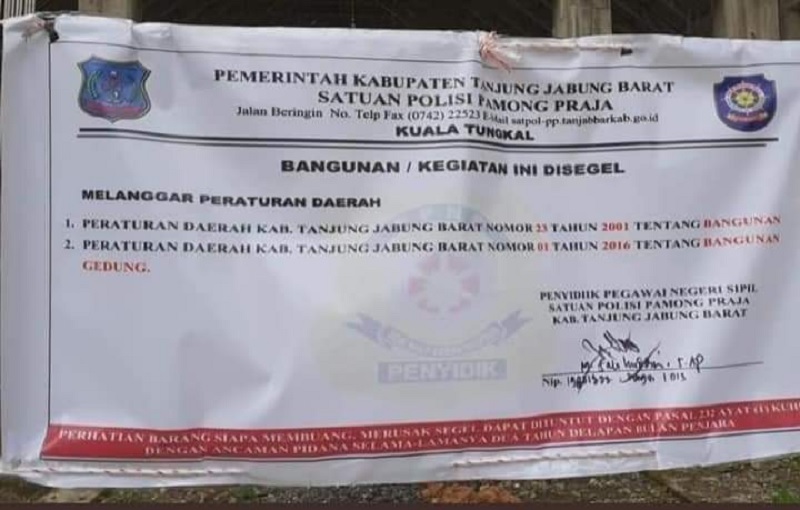 Pemkab Tanjab Barat Bongkar Gereja, Deddy: Masuk Surga? 