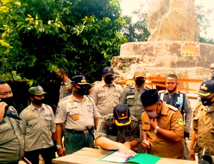 Banteng Jabar Prihatin Penyegelan Situs Batu Satangtung