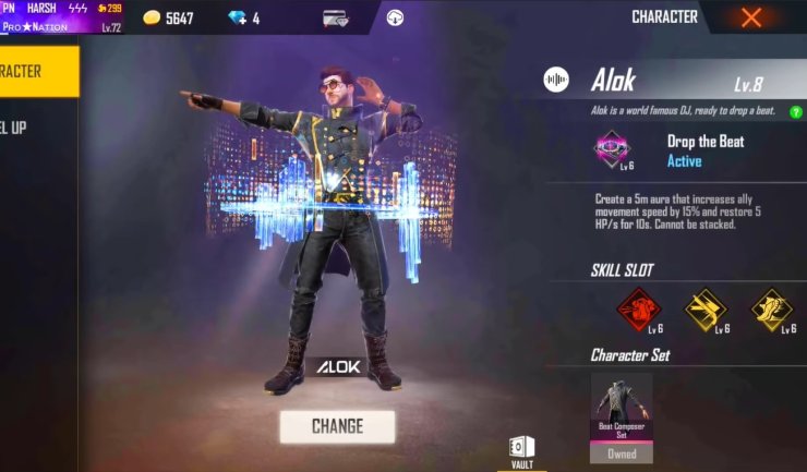 5 Karakter Terbaik di Free Fire Untuk Pemain Rusher (Oktober 2021)