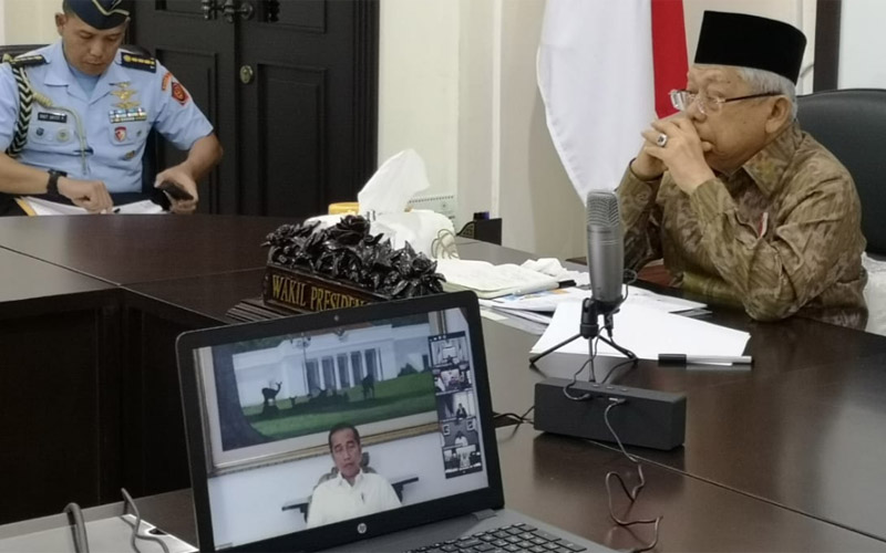 Rentan Terinfeksi Corona, Ini yang Dilakukan Wapres Ma'ruf Amin