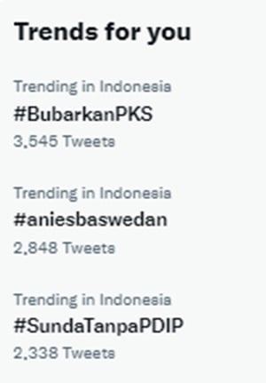 Bubarkan PKS Trending di Twitter, Jurnalis Senior Jadi Sorotan