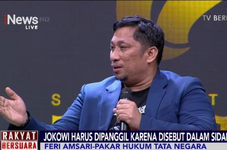 Feri Amsari: Nama Jokowi Disebut Hasto dan Tom, Kenapa Tak Dihadirkan di Sidang?