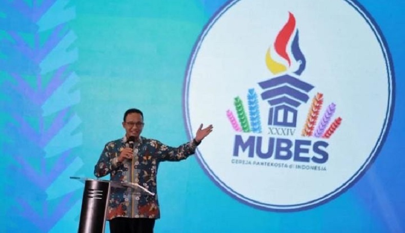 Hadiri Mubes Gereja Pantekosta, Anies : Jakarta Milik Semua Unsur di Indonesia