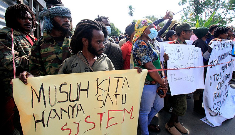 Juru Bicara Petisi Rakyat Papua Jefry Wenda Ditangkap di Perumnas 4 Jayapura
