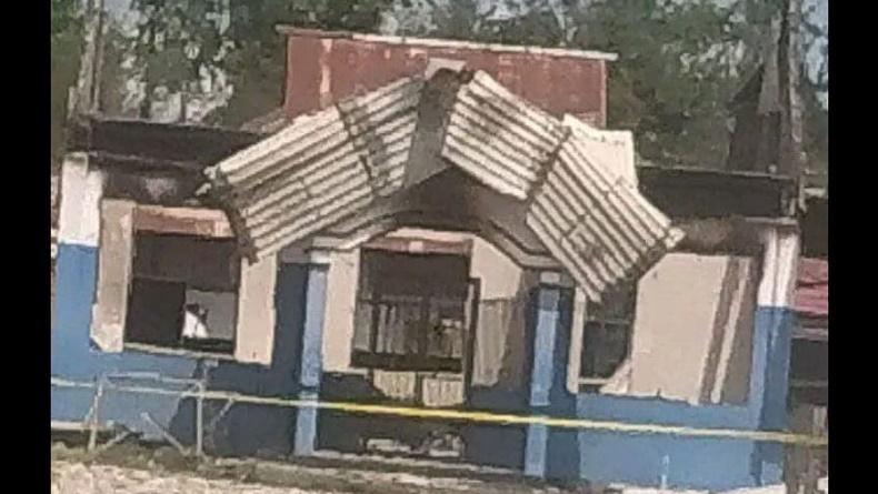 TPNPB Kodap XVI Yahukimo bakar gedung Sekolah Dasar Inpres (YPK) Metayona Dekai