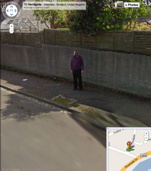 Foto foto aneh di google maps