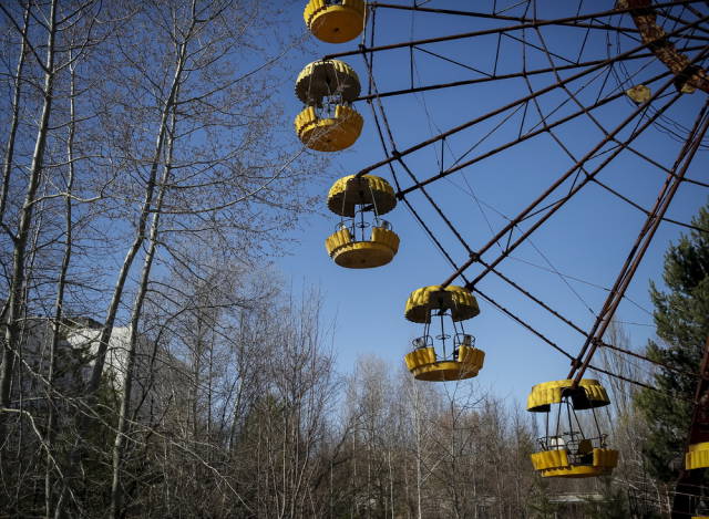 Potret seram Kota 'Nuklir' Chernobyl setelah 30 tahun ditinggalkan