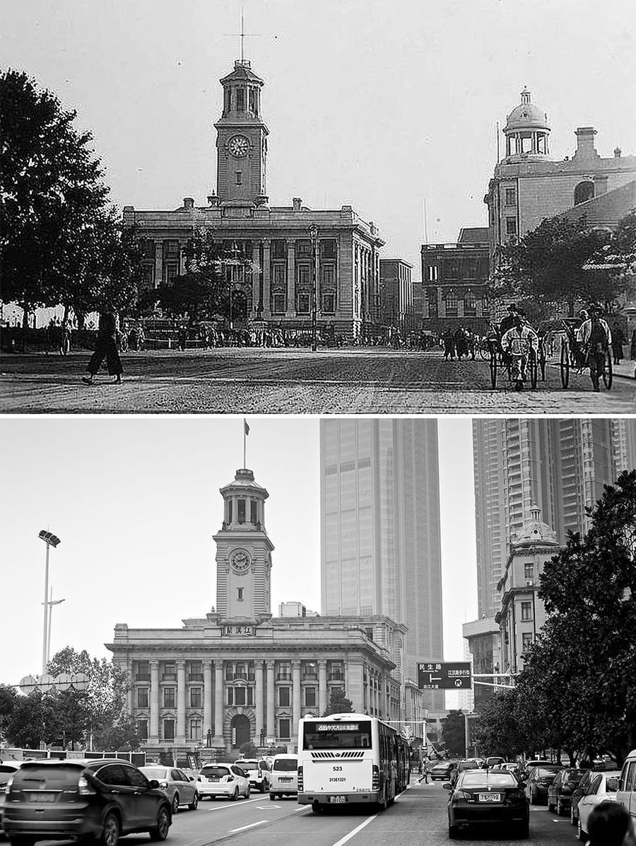 Dulu VS. Sekarang: Perbandingan Foto2 Cina 100 tahun Lalu dengan Suasana Masa Kini