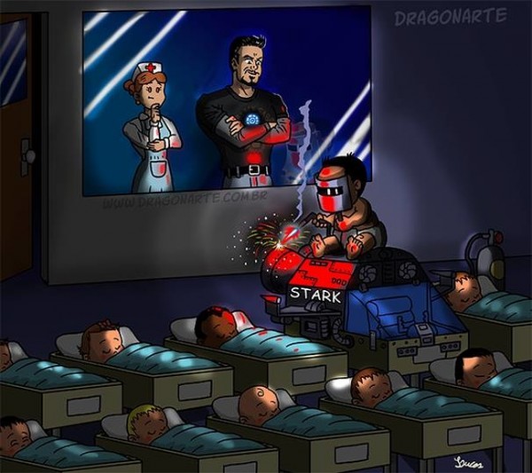 Buah Jatuh Tak Jauh Dari Pohonnya, 12 Ilustrasi Bayi Super Hero Ini Gemes Maksimal