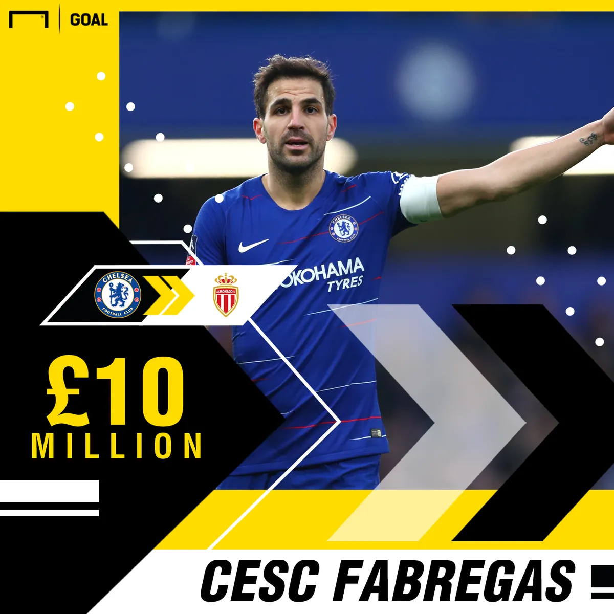 Cesc Fabregas Reuni Dengan Thierry Henry, Resmi Pindah Dari Chelsea Ke AS Monaco