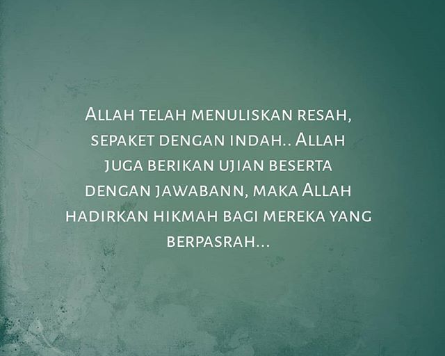 Ketika Tuhan Mengambil Sesuatu Dari Genggaman Mu