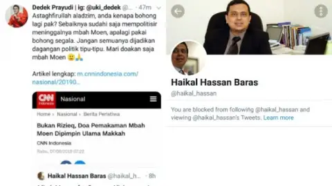 Ketahuan Bohong Soal HRS Pimpin Doa Pemakaman Mbah Moen, Haikal Hassan Blok Jubir PSI