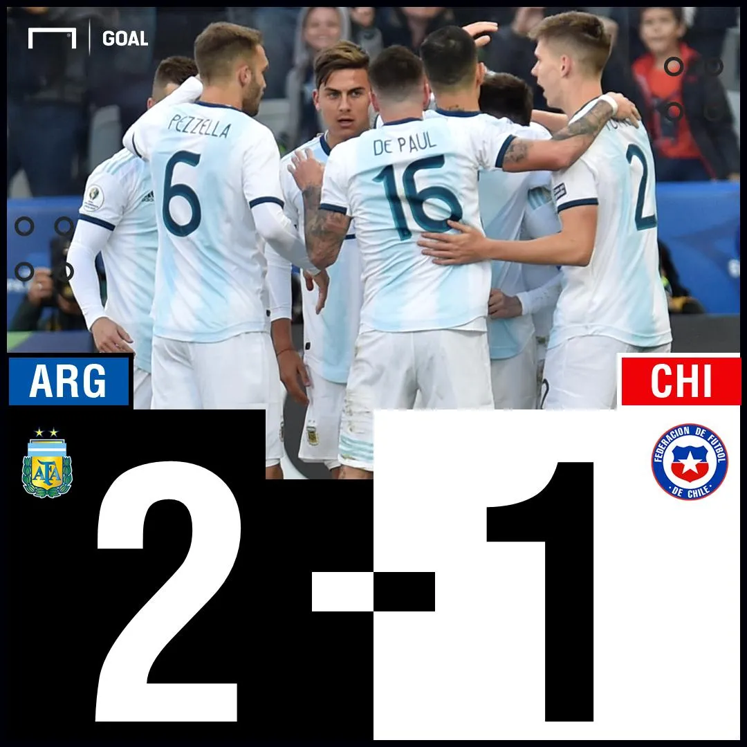 Argentina 2-1 Chile, Lionel Messi Mendapat Kartu Merah Pertama Dalam 14 Tahun