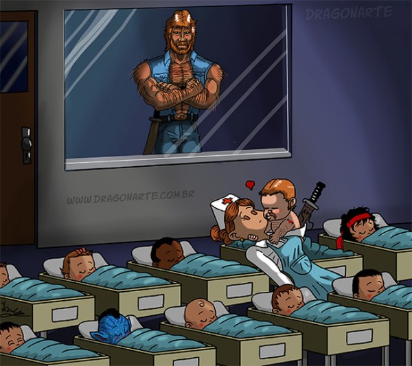 Buah Jatuh Tak Jauh Dari Pohonnya, 12 Ilustrasi Bayi Super Hero Ini Gemes Maksimal