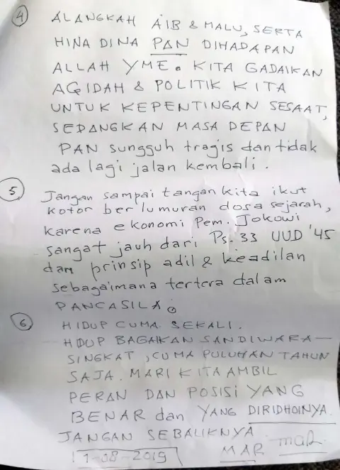 Amien Rais: Gabung Jokowi Sama dengan Gadaikan Akidah