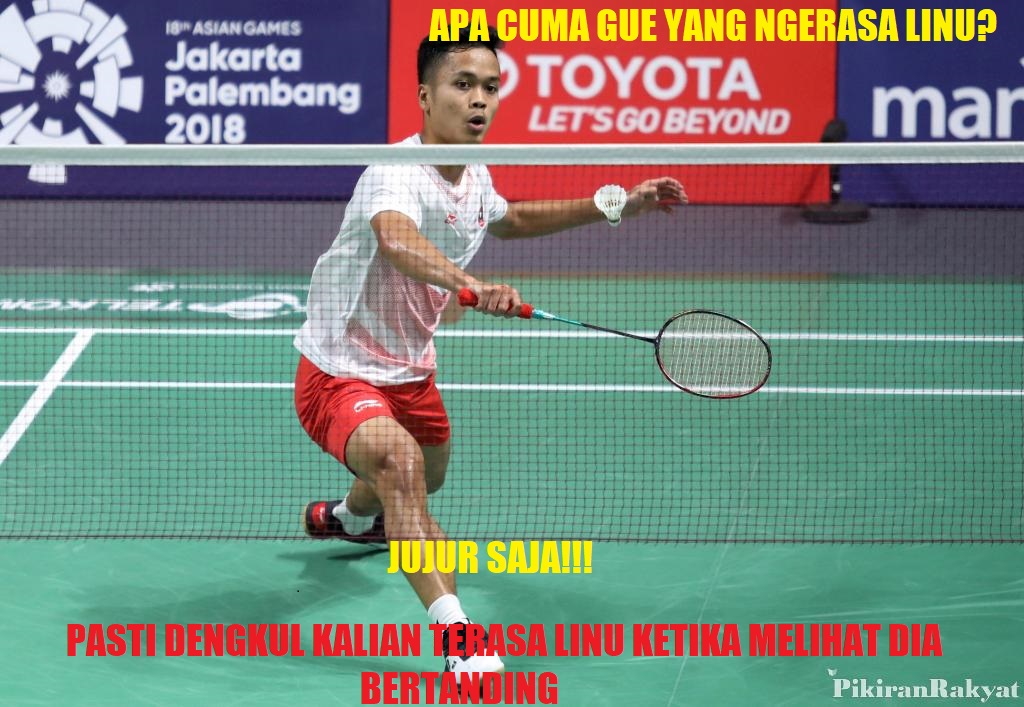 #IniIndonesiaku 11 Meme Perjuangan Anthony Ginting ini Bikin Indonesia Bangga