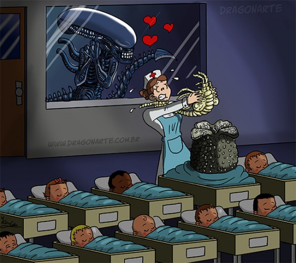 Buah Jatuh Tak Jauh Dari Pohonnya, 12 Ilustrasi Bayi Super Hero Ini Gemes Maksimal