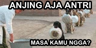 8 Meme Kocak Antre ini Bikin Ngakak Guling-guling