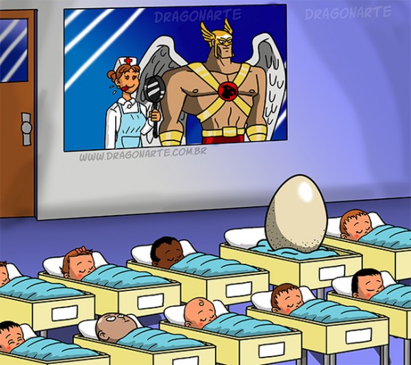 Buah Jatuh Tak Jauh Dari Pohonnya, 12 Ilustrasi Bayi Super Hero Ini Gemes Maksimal