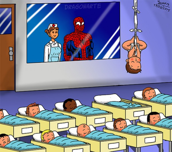 Buah Jatuh Tak Jauh Dari Pohonnya, 12 Ilustrasi Bayi Super Hero Ini Gemes Maksimal