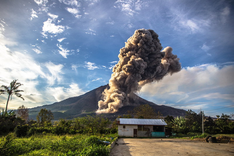 Rumah Pengungsi Sinabung Terbakar, BPBD Karo: Mampus Kalian
