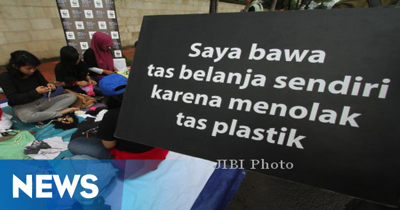 Ingat, Mulai Minggu Besok Belanja Pakai Plastik Bayar Rp 200