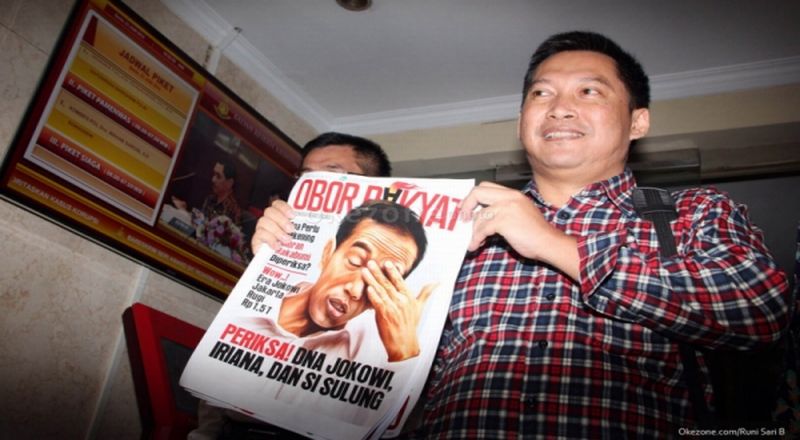 Pemred Obor Rakyat Minta Jokowi Hadir di Persidangan
