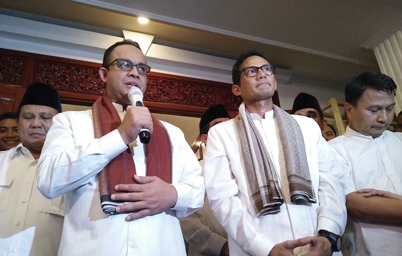 LSI: Kaum Berpendidikan Lebih Pilih Duet Anies-Sandi