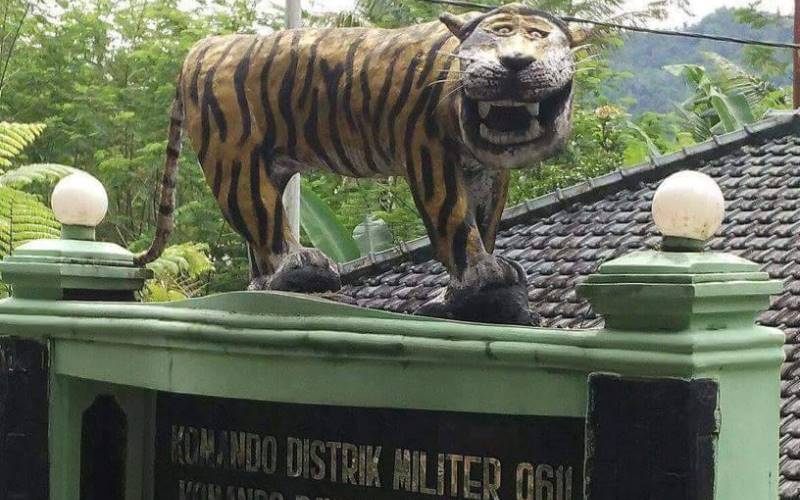 Begini Cerita dan Riwayat 'Patung Macan Siliwangi'