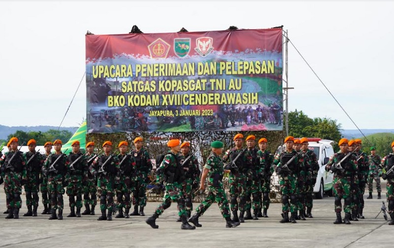 Pasukan Elite Kopasgat Tiba di Papua, Bikin KKB Teroris Makin Meringis