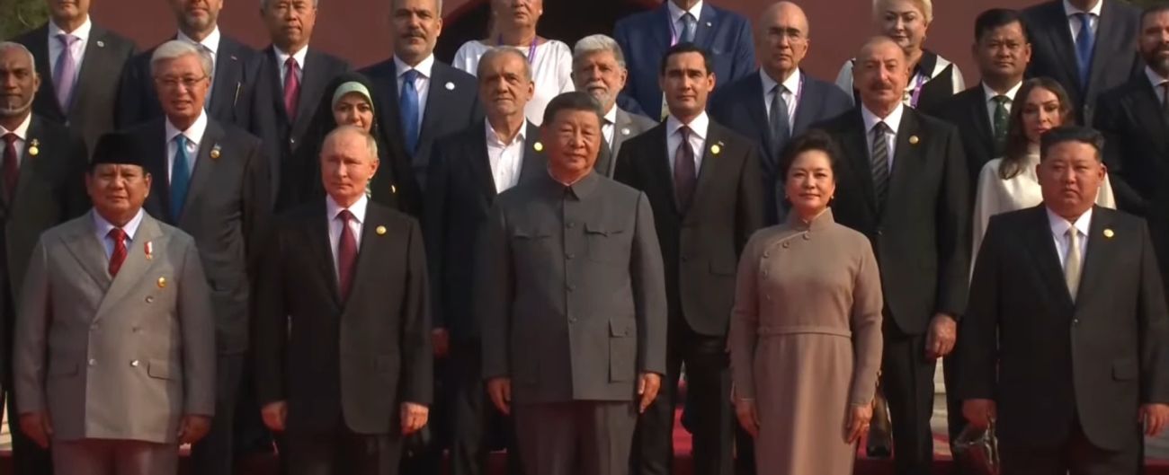 Prabowo Berdiri Sejajar Putin dan Xi Jinping dalam Parade Militer di China