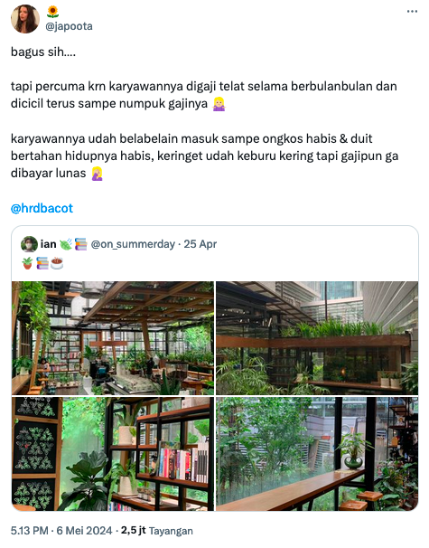 Produser Film Budi Pekerti Terseret Diduga Telat Bayar Gaji Karyawan Cafe