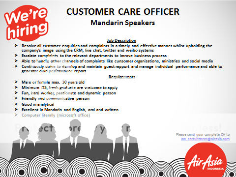 lowongan-kerja-airasia-indonesia--customer-care-officer-mandarin-speaker