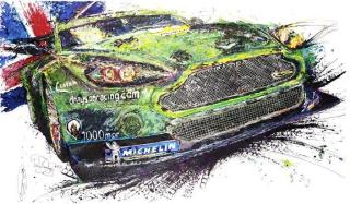 Menakjubkan! Lukisan ini dibuat pakai mainan mobil remot kontrol