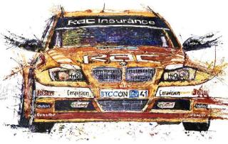 Menakjubkan! Lukisan ini dibuat pakai mainan mobil remot kontrol