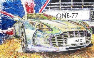 Menakjubkan! Lukisan ini dibuat pakai mainan mobil remot kontrol