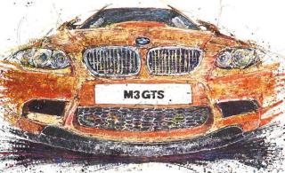 Menakjubkan! Lukisan ini dibuat pakai mainan mobil remot kontrol