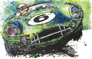 Menakjubkan! Lukisan ini dibuat pakai mainan mobil remot kontrol