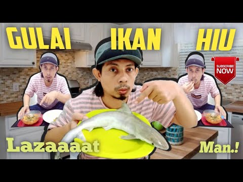 Menyantap Gulai ikan hiu. Enak dan bergizi coyy.