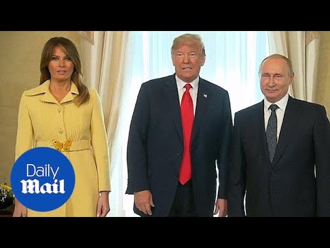 Ekspresi Ketakutan Melania Trump Saat Selesai Menyalami Valdimir Putin Menjadi Viral 