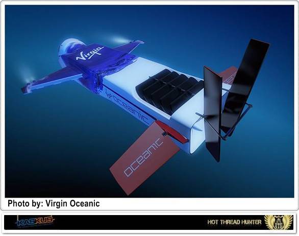 Virgin&#039;s Deep Flight Challenger, Kapal Selam Berawak yg Bisa Mencapai Laut Terdalam