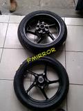 Velg racing + Swing Arm Delkevic Ninja 250/F.I & variasi ninja R/RR/NEW RR /N250/FI