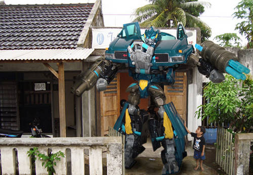 &#91;PIC&#93; Transformers asal terminal kampung Melayu gan!