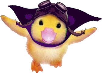 Karakter kartun bebek (kwek kweq)