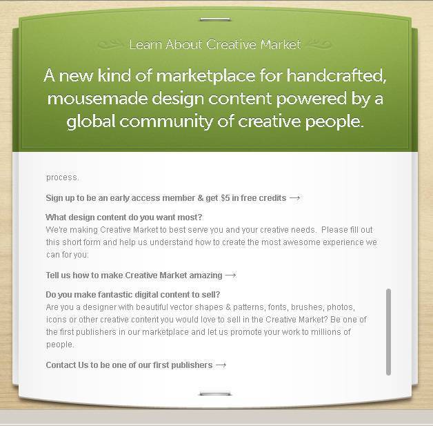 &#91;Share&#93; creativemarket.com, market place baru gan!