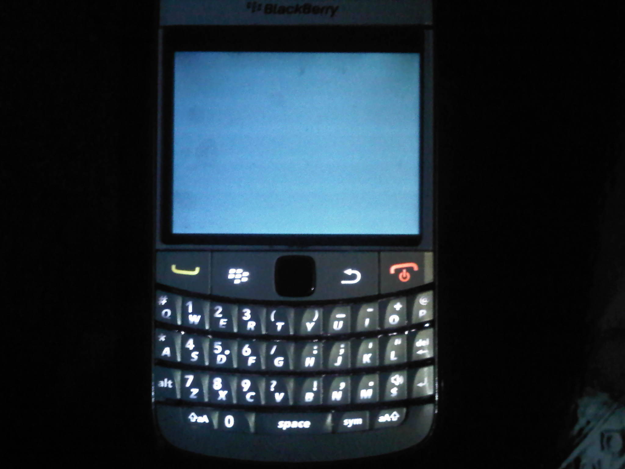 blackberry onyx 1 lcd blank apa adanya