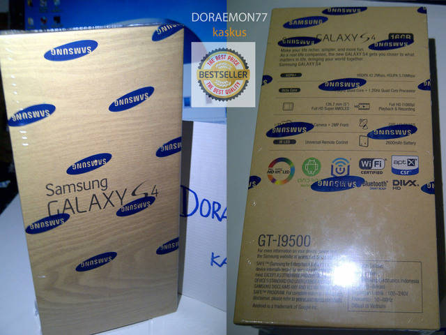 NEW BNIB Samsung Galaxy S4 EX HADIAH , Jual cepat! Murah! Black mist & White Frost
