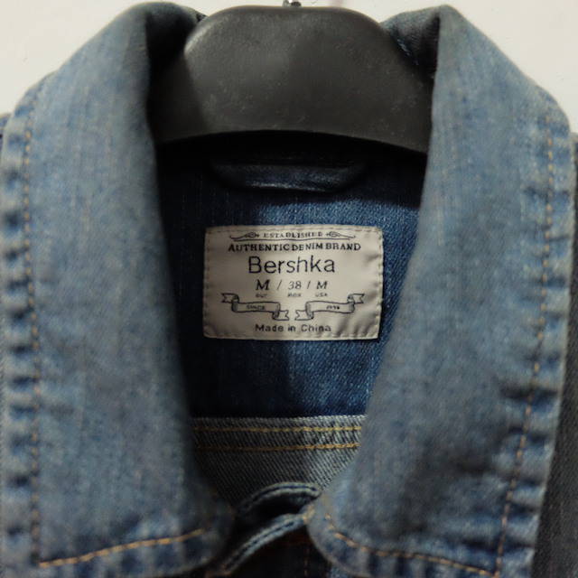 Denim Vest BERSHKA like new ! for motorcycle kustom kulture BANDUNG